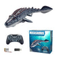 2.4G RC Mosasaurus juguete de natación con rociador