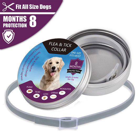 Collar de pulgas y garrapatas para perros