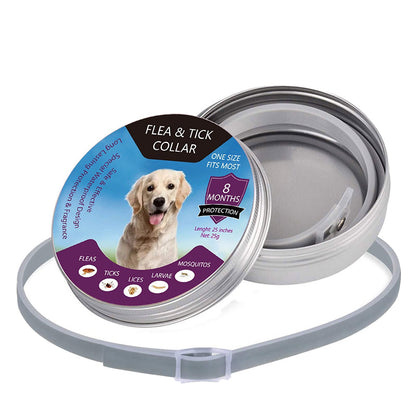 Collar de pulgas y garrapatas para perros