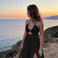 Vestido de verano sexy con cuello en V para mujer