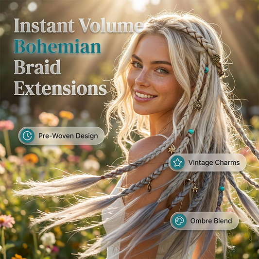 Extensiones de cabello pre-trenzado estilo Maillard