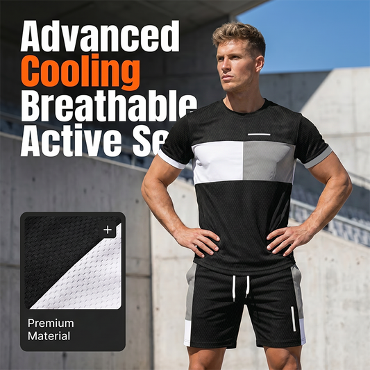 Conjunto deportivo transpirable para hombres
