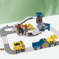 Set de tren y rieles interactivos para aventuras en una mina eléctrica