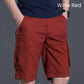 Pantalones cortos de carga con múltiples bolsillos para hombre