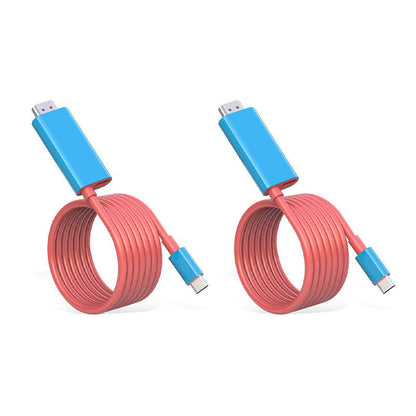 2 Piezas Cable adaptador USB-C a HDMI para Switch