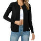 🥳 Venta caliente 2026 🥳💞 50K+ VENDIDO! ✨ 💝   Cardigan de cuello tripulación clásico para mujer