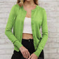 🥳 Venta caliente 2026 🥳💞 50K+ VENDIDO! ✨ 💝   Cardigan de cuello tripulación clásico para mujer