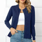 🥳 Venta caliente 2026 🥳💞 50K+ VENDIDO! ✨ 💝   Cardigan de cuello tripulación clásico para mujer