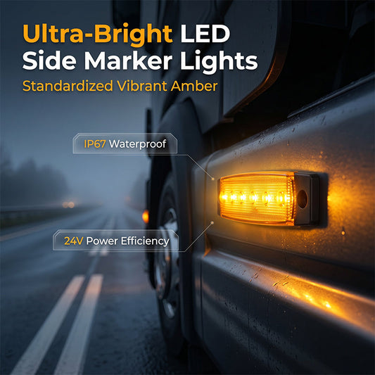 Luz del marcador lateral led de 10PCS para camiones