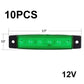 Luz del marcador lateral led de 10PCS para camiones