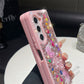 Funda de Teléfono con Purpurina y Correa de Muñeca