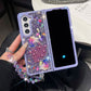 Funda de Teléfono con Purpurina y Correa de Muñeca