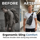 Bolso Bandolera Retro Impermeable de Cuero Sintético para Hombre