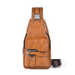 Bolso Bandolera Retro Impermeable de Cuero Sintético para Hombre
