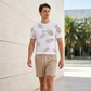 Conjunto de 2 Piezas Estampado de Verano para Hombre