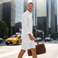 Conjunto de Camisa de Lino de Manga Larga y Shorts para Hombre