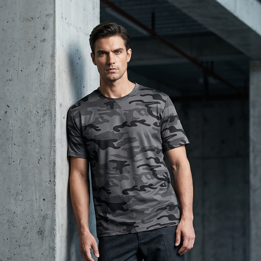 Camiseta de Rendimiento con Malla Refrescante