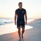 Conjunto Casual de Verano para Hombre: Camiseta y Shorts de 2 Piezas