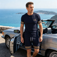 Conjunto Casual de Verano para Hombre: Camiseta y Shorts de 2 Piezas