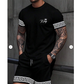 Conjunto Casual de Verano para Hombre: Camiseta y Shorts de 2 Piezas