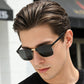 Gafas de Sol Retro de Marco Cuadrado de Metal