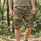 Shorts Cargo Casuales para Hombre con Cintura Elástica