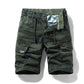 Shorts Cargo Casuales para Hombre con Cintura Elástica