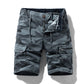 Shorts Cargo Casuales para Hombre con Cintura Elástica