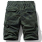 Shorts Cargo Casuales para Hombre con Cintura Elástica
