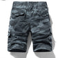 Shorts Cargo Casuales para Hombre con Cintura Elástica