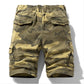 Shorts Cargo Casuales para Hombre con Cintura Elástica