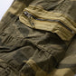 Shorts Cargo Casuales para Hombre con Cintura Elástica