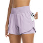 📢 ¡OFERTA LIMITADA 50% DE DESCUENTO! ⏰ Shorts de Yoga Atléticos para Mujer – Shorts de Gimnasio de Doble Capa con Cintura Alta y Bolsillo Lateral 🏋️‍♀️