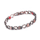 Pulsera Magnética con Eslabones de Corazón Elegante