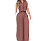 Conjunto de 2 Piezas: Top sin Mangas y Pantalón para Mujer