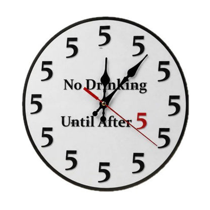 Reloj de Pared Novedoso para Decoración de Fiestas