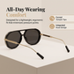 Gafas de Sol Retro con Montura de Estampado Leopardo