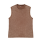 Camiseta sin mangas vintage lavada para hombre