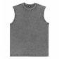 Camiseta sin mangas vintage lavada para hombre