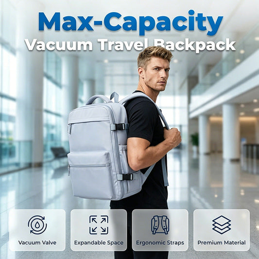 Mochila de Viaje de Negocios con Compresión al Vacío