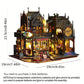 🏰Puzzle 3D de Madera, Rompecabezas Artesanal de Madera, 1 Set Kit DIY Book Nook, Kit de Modelo DIY, Decoración de Escritorio 3D, Kit de Modelo DIY para Decoración de Estantería, Manualidades