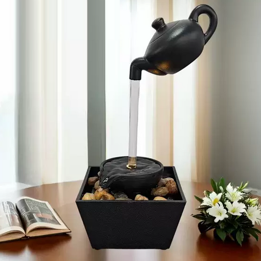 Decoración de Fuente de Tetera con Ilusión Flotante
