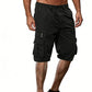 Pantalones Cortos Cargo Casuales para Hombre con Múltiples Bolsillos