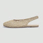 👡🌸 Sandalias Tejidas con Tira Trasera para Mujer – ¡50% DESCUENTO! Detalle tejido chic, elegante tira trasera, suela plana cómoda – perfectas para el trabajo y el fin de semana. 🔥✨