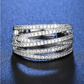 Anillo Cruzado Multi-Banda Ajustable