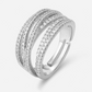 Anillo Cruzado Multi-Banda Ajustable