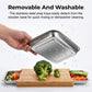 🔪 ¡50% DESCUENTO! 🥗 Tabla de Cortar de Madera con Bandejas Extraíbles – Bandejas Integradas, Resistente y Compacta – Perfecta para Cortar con Precisión y Servir Fácilmente 🪵