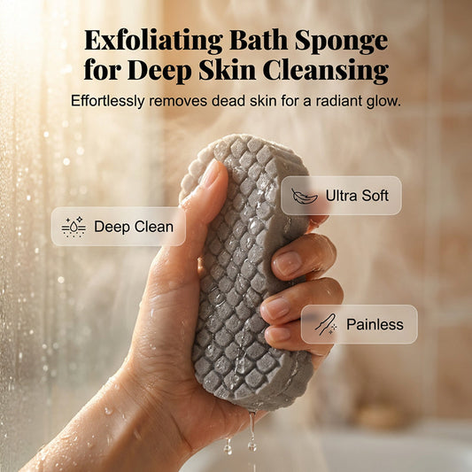 Esponja de Baño Exfoliante de Doble Cara