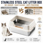 😺💩 ¡50% DESCUENTO! La caja de arena que elimina el suelo sucio y los malos olores – Perfecta para hogares con varios gatos. 🛡️💨