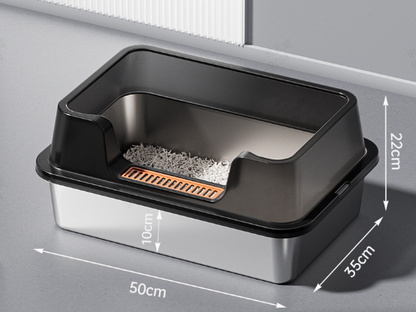 😺💩 ¡50% DESCUENTO! La caja de arena que elimina el suelo sucio y los malos olores – Perfecta para hogares con varios gatos. 🛡️💨